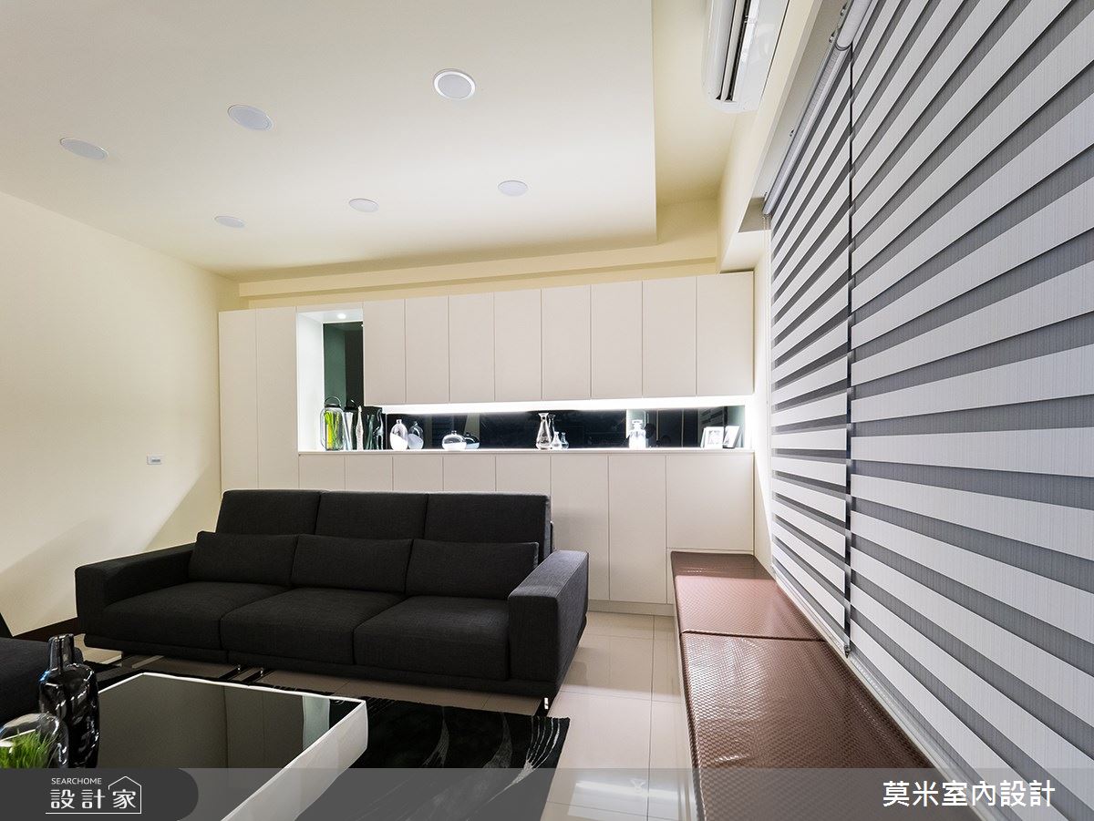 88坪新成屋(5年以下)＿混搭風客廳案例圖片＿莫米室內設計＿莫米_婉約之1