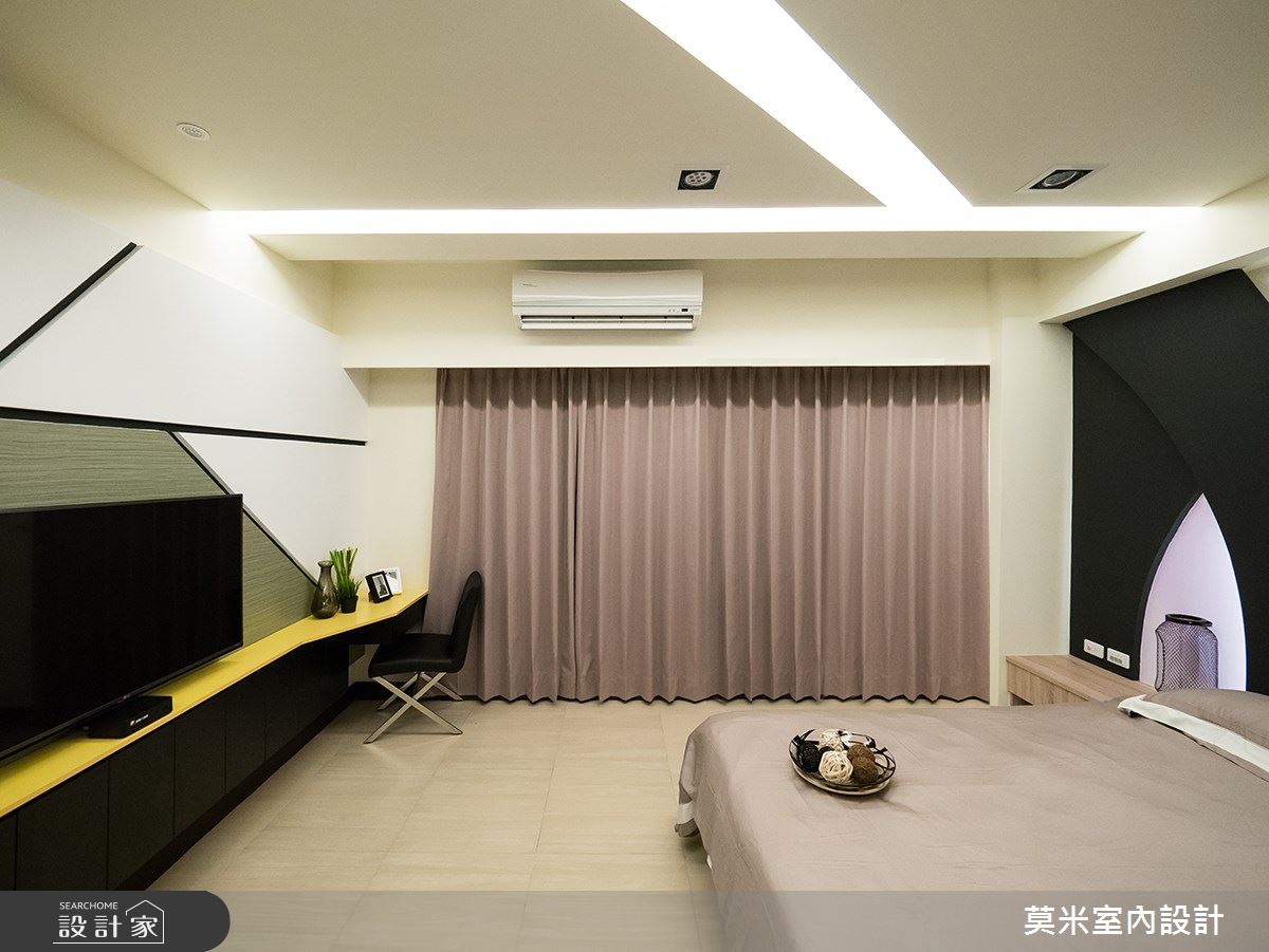 88坪新成屋(5年以下)＿混搭風臥室案例圖片＿莫米室內設計＿莫米_婉約之5