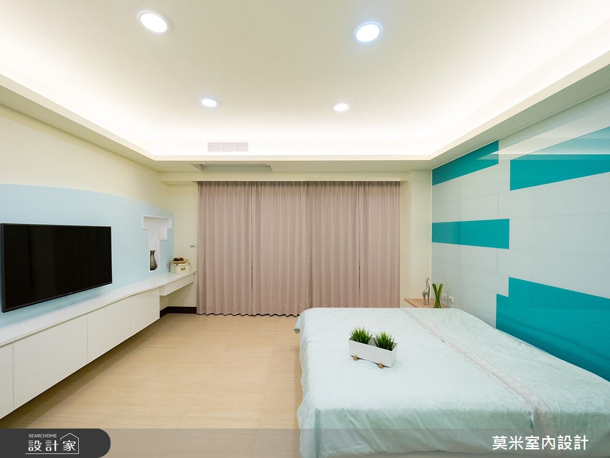 88坪新成屋(5年以下)＿混搭風臥室案例圖片＿莫米室內設計＿莫米_婉約之7