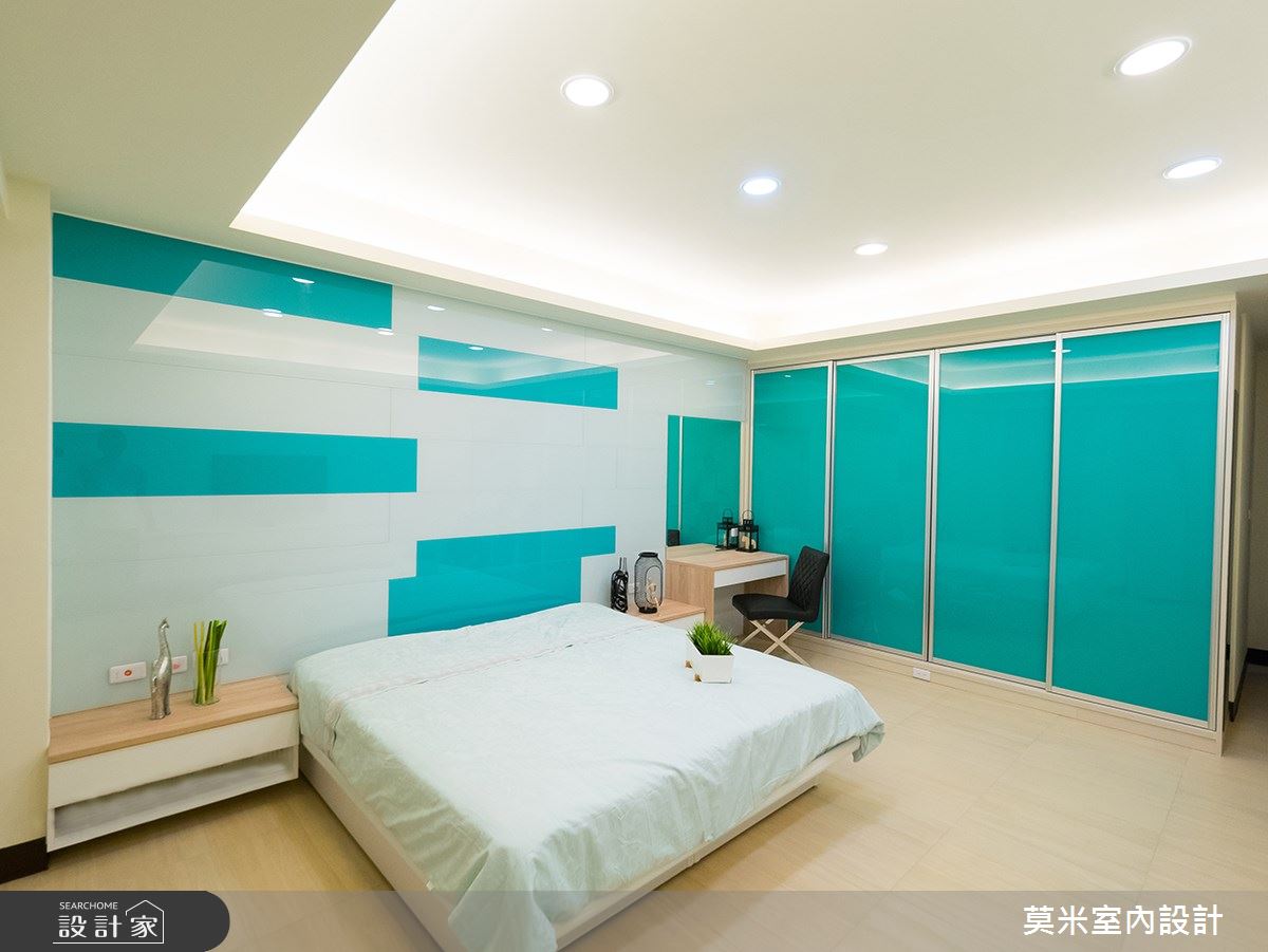 88坪新成屋(5年以下)＿混搭風臥室案例圖片＿莫米室內設計＿莫米_婉約之9
