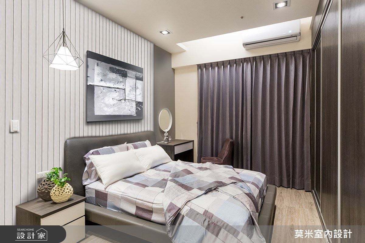 88坪新成屋(5年以下)＿混搭風臥室案例圖片＿莫米室內設計＿莫米_R5郭公館之5