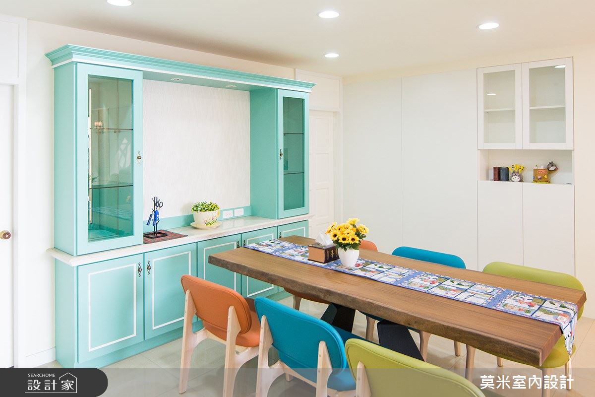 68坪新成屋(5年以下)＿混搭風餐廳案例圖片＿莫米室內設計＿莫米_純真之4