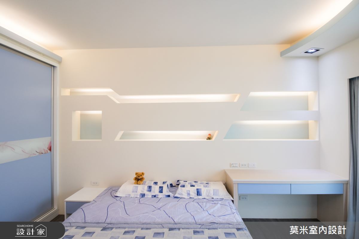 82坪新成屋(5年以下)＿混搭風臥室案例圖片＿莫米室內設計＿莫米_深淺交織之7