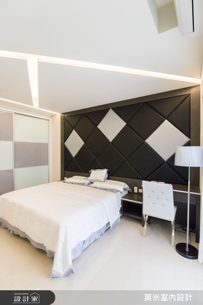82坪新成屋(5年以下)＿混搭風臥室案例圖片＿莫米室內設計＿莫米_深淺交織之5