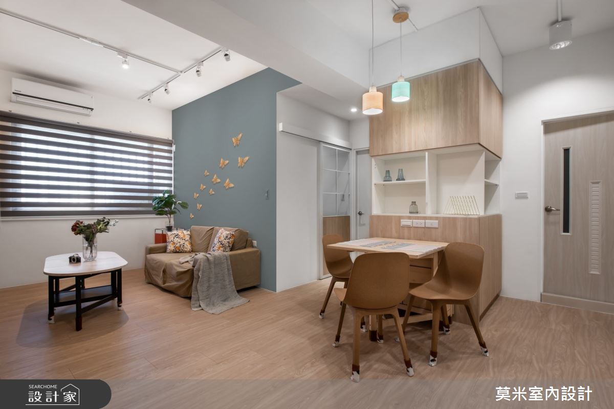30坪老屋(16~30年)＿混搭風客廳餐廳案例圖片＿莫米室內設計＿莫米_恬靜之6
