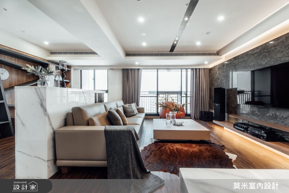 75坪新成屋(5年以下)＿混搭風客廳案例圖片＿莫米室內設計＿莫米_秘境之2