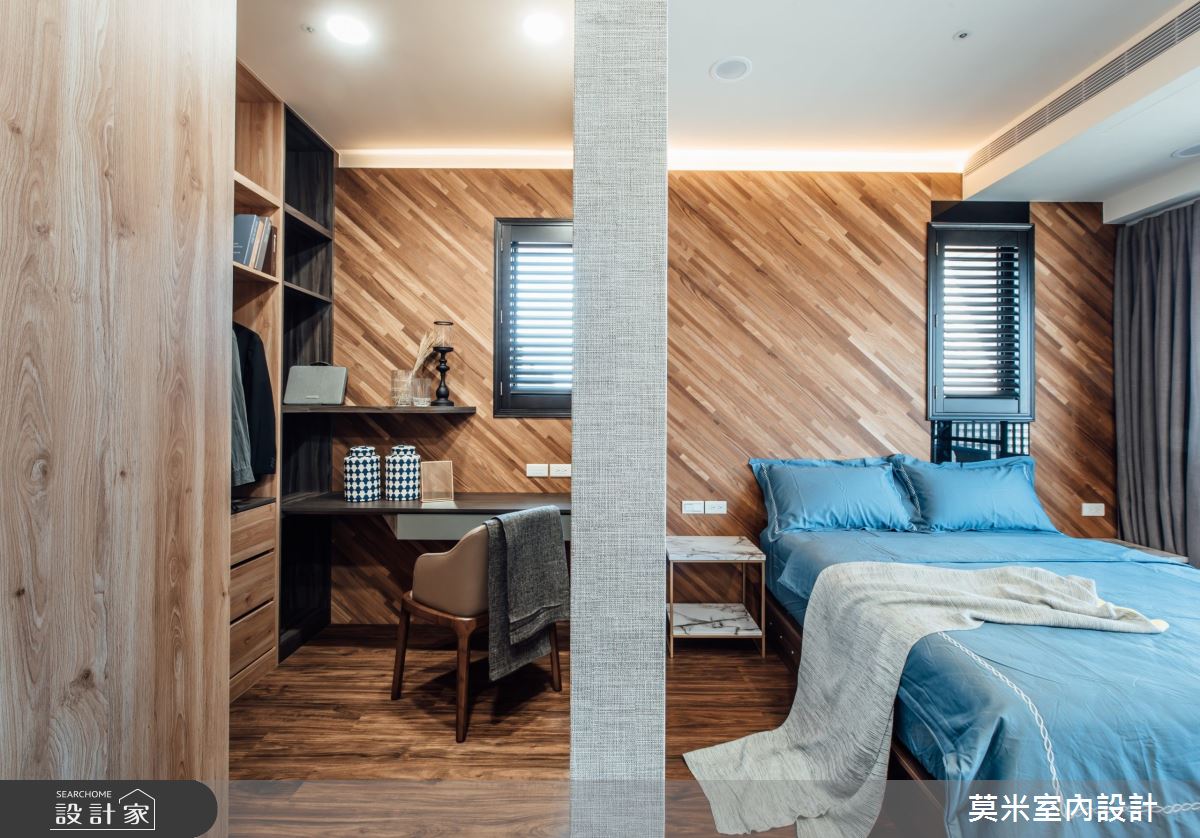 75坪新成屋(5年以下)＿混搭風臥室更衣間案例圖片＿莫米室內設計＿莫米_秘境之15