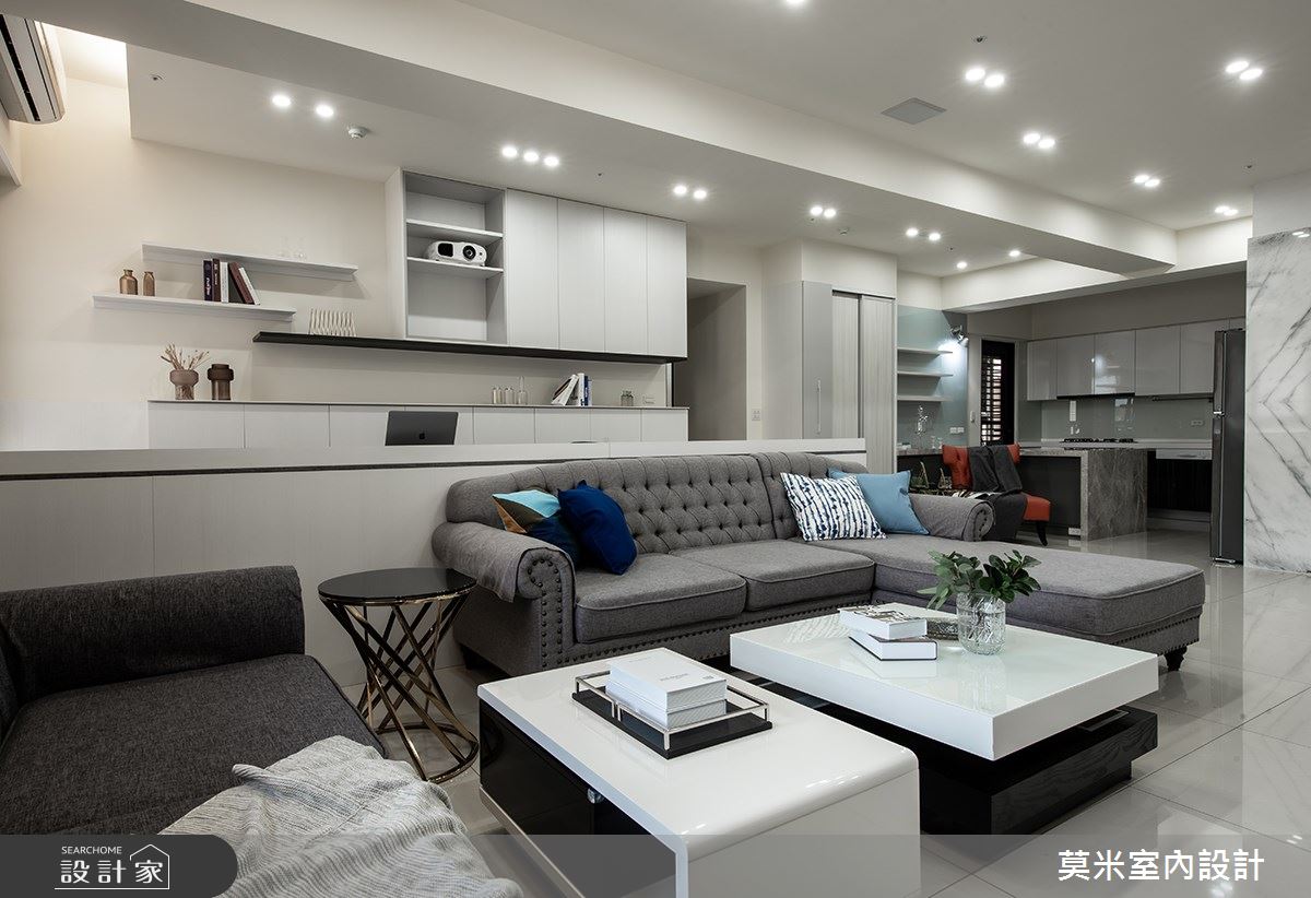 96坪新成屋(5年以下)＿混搭風客廳案例圖片＿莫米室內設計＿莫米_高情厚誼之9