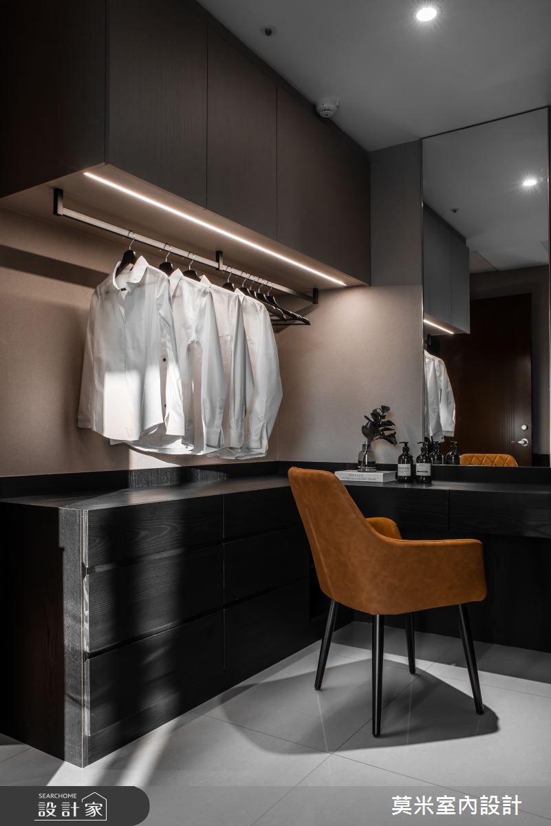 66坪新成屋(5年以下)＿簡約風更衣間案例圖片＿莫米室內設計＿莫米_光影軌跡之18