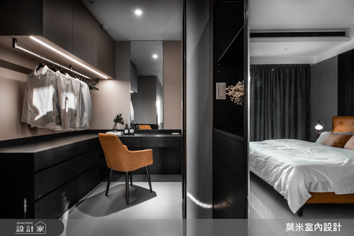 66坪新成屋(5年以下)＿簡約風更衣間案例圖片＿莫米室內設計＿莫米_光影軌跡之19
