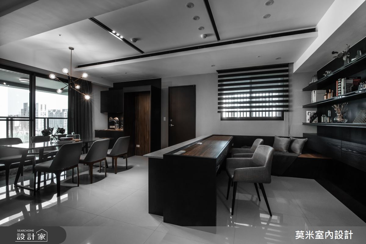 66坪新成屋(5年以下)＿簡約風書房案例圖片＿莫米室內設計＿莫米_光影軌跡之9
