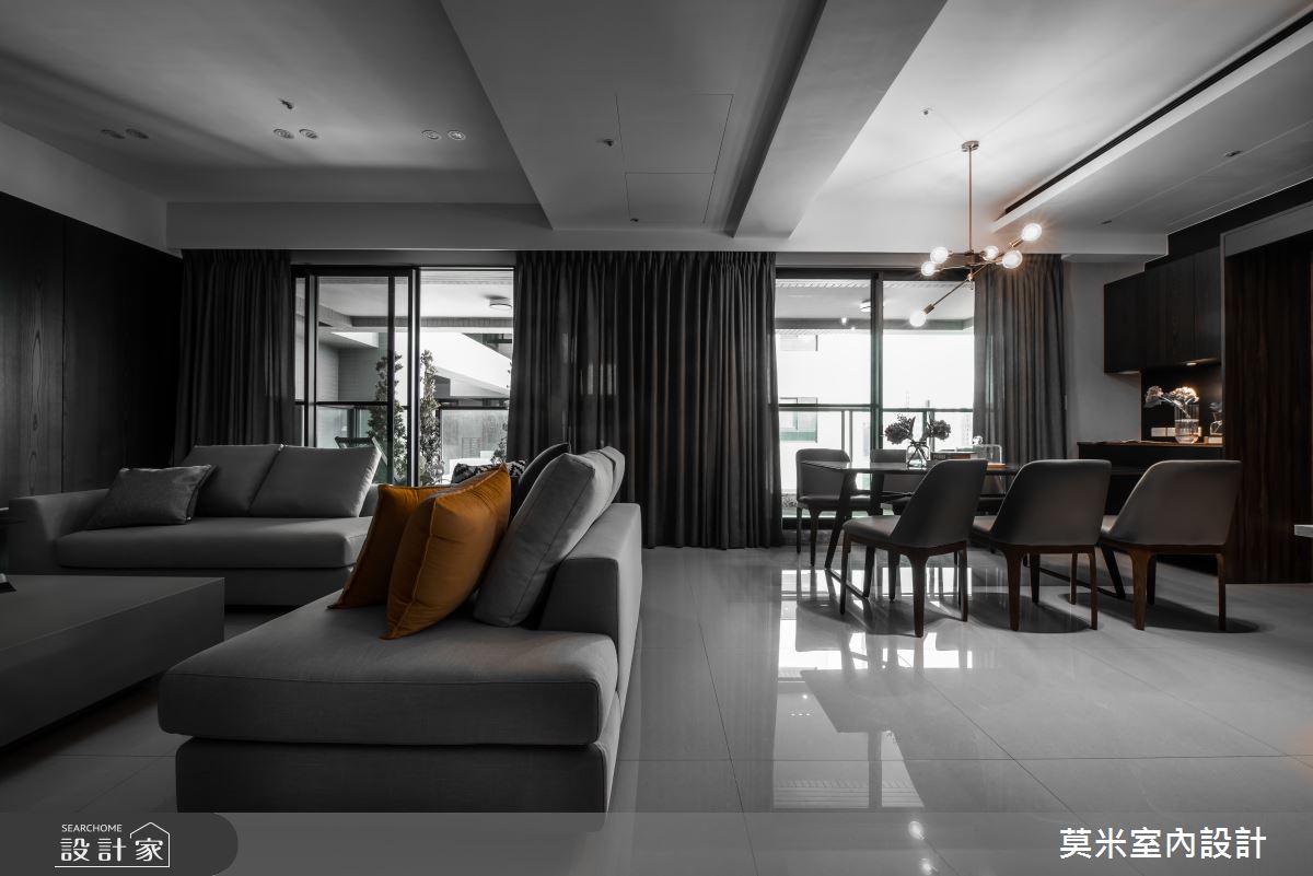 66坪新成屋(5年以下)＿簡約風餐廳案例圖片＿莫米室內設計＿莫米_光影軌跡之6