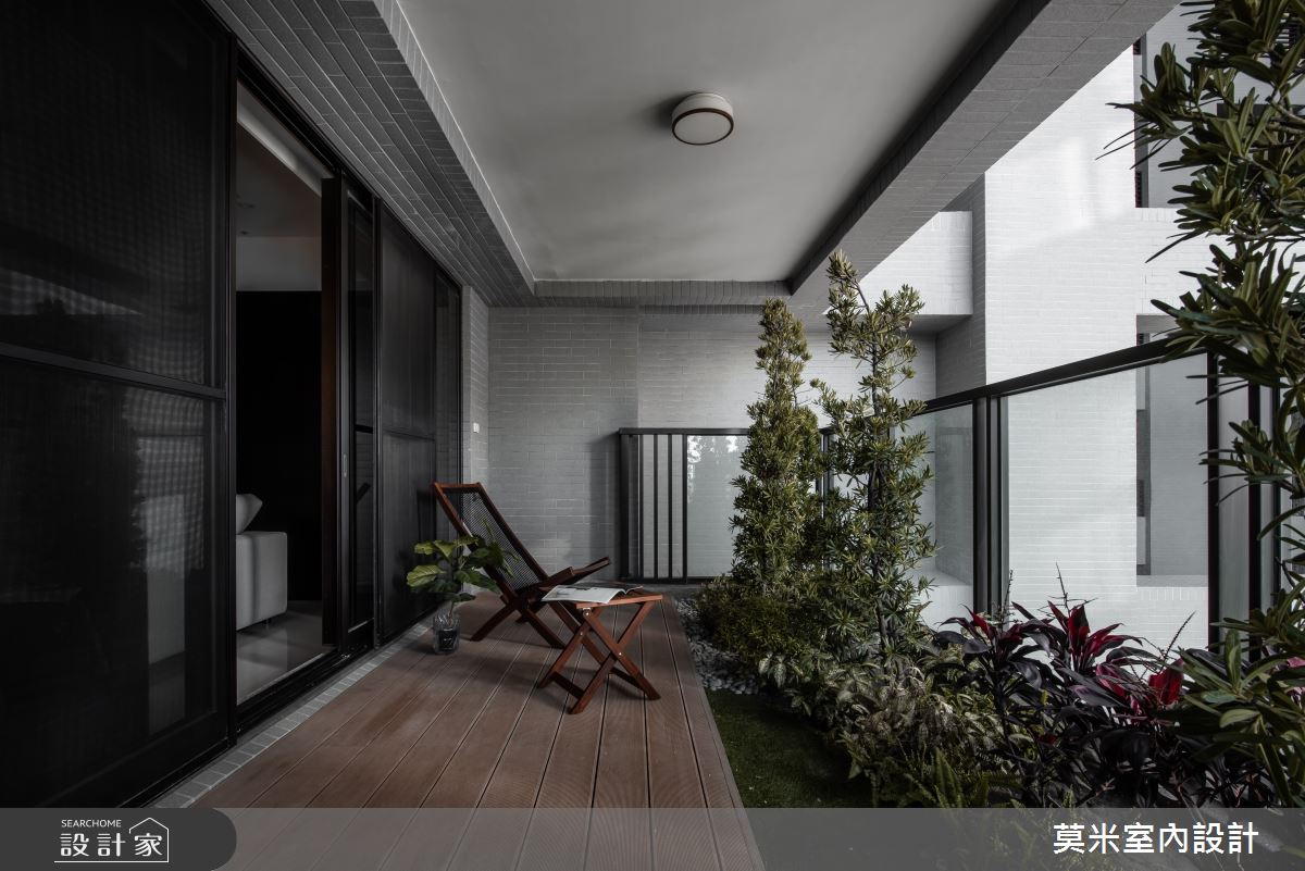 66坪新成屋(5年以下)＿簡約風陽台案例圖片＿莫米室內設計＿莫米_光影軌跡之8