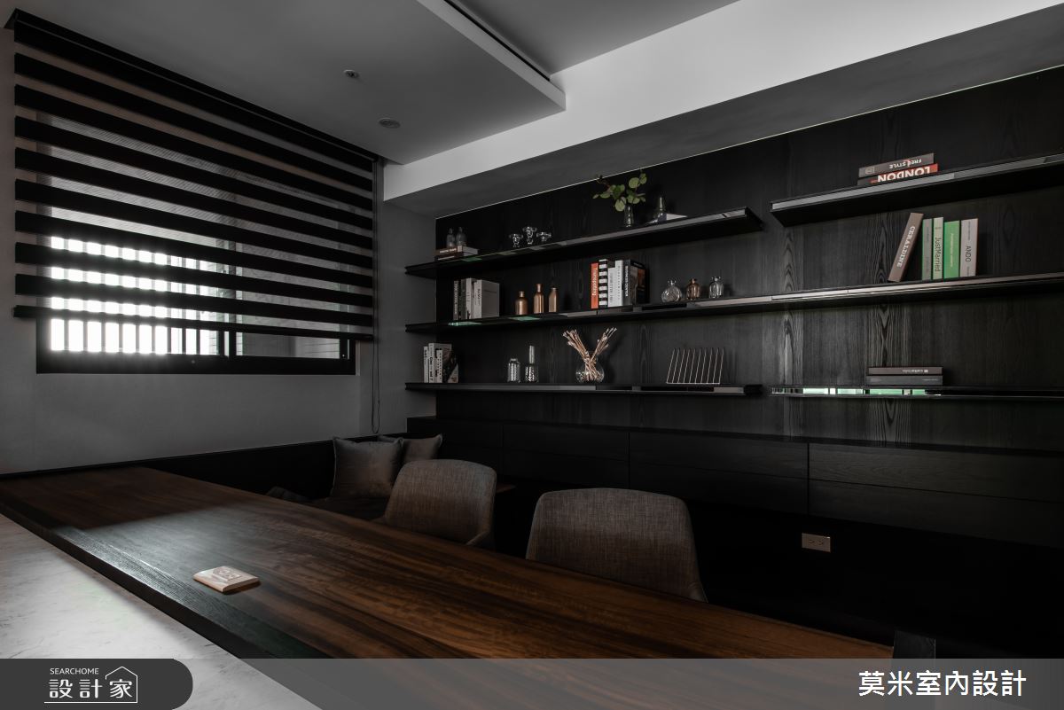 66坪新成屋(5年以下)＿簡約風書房案例圖片＿莫米室內設計＿莫米_光影軌跡之11