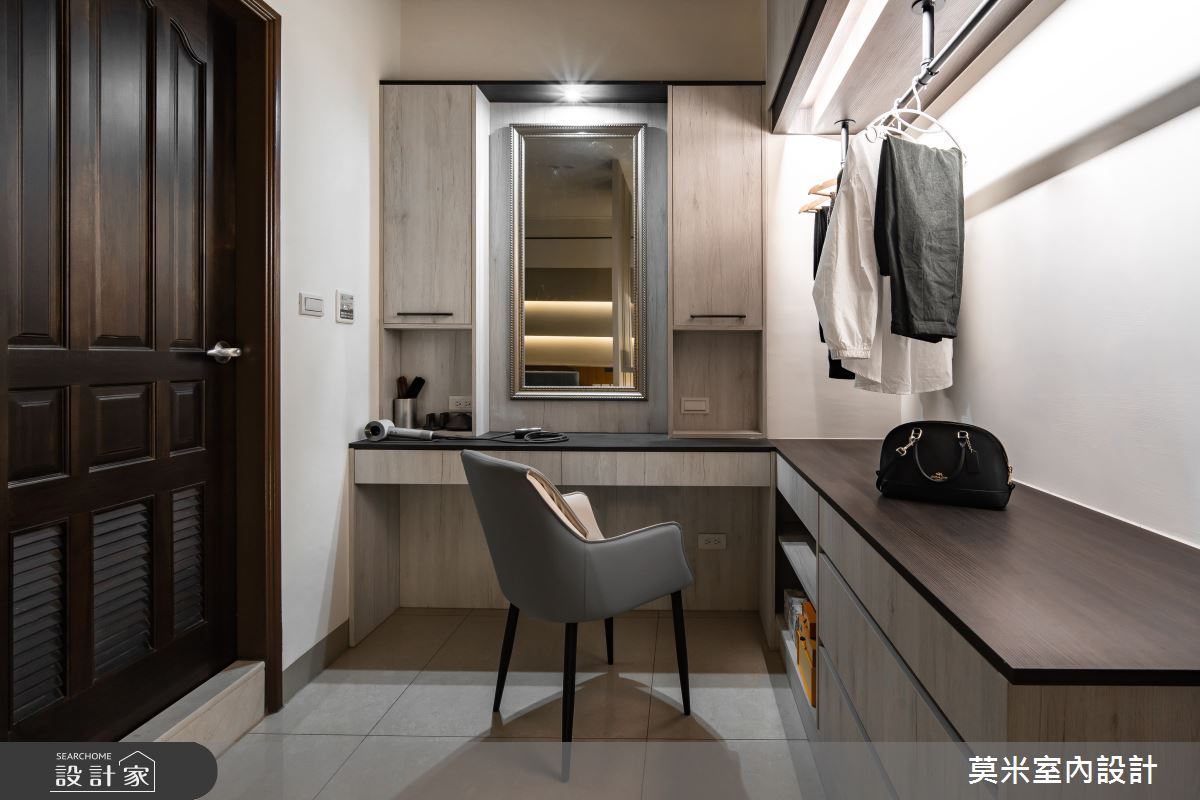 115坪新成屋(5年以下)＿混搭風更衣間案例圖片＿莫米室內設計＿莫米_日光之19