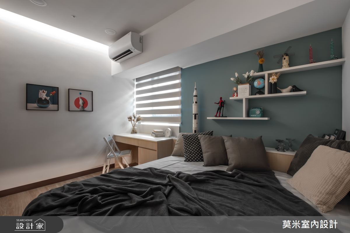 37坪新成屋(5年以下)＿簡約風臥室案例圖片＿莫米室內設計＿莫米_卡菲那之13