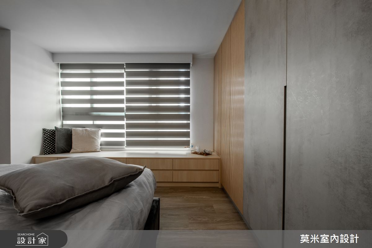 37坪新成屋(5年以下)＿簡約風臥室案例圖片＿莫米室內設計＿莫米_卡菲那之9