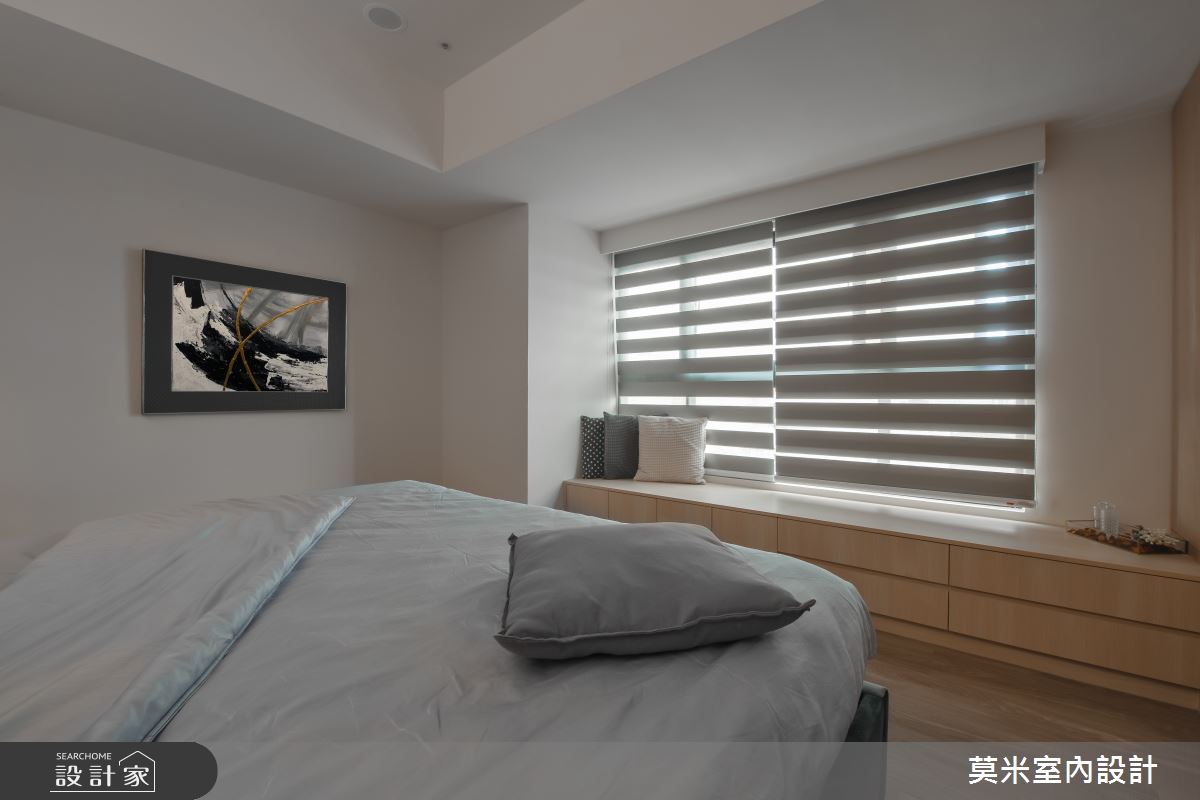 37坪新成屋(5年以下)＿簡約風臥室案例圖片＿莫米室內設計＿莫米_卡菲那之10