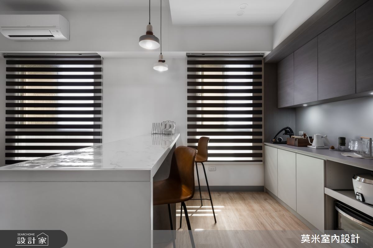 25坪新成屋(5年以下)＿簡約風客廳案例圖片＿莫米室內設計＿莫米_點線面的交織之7