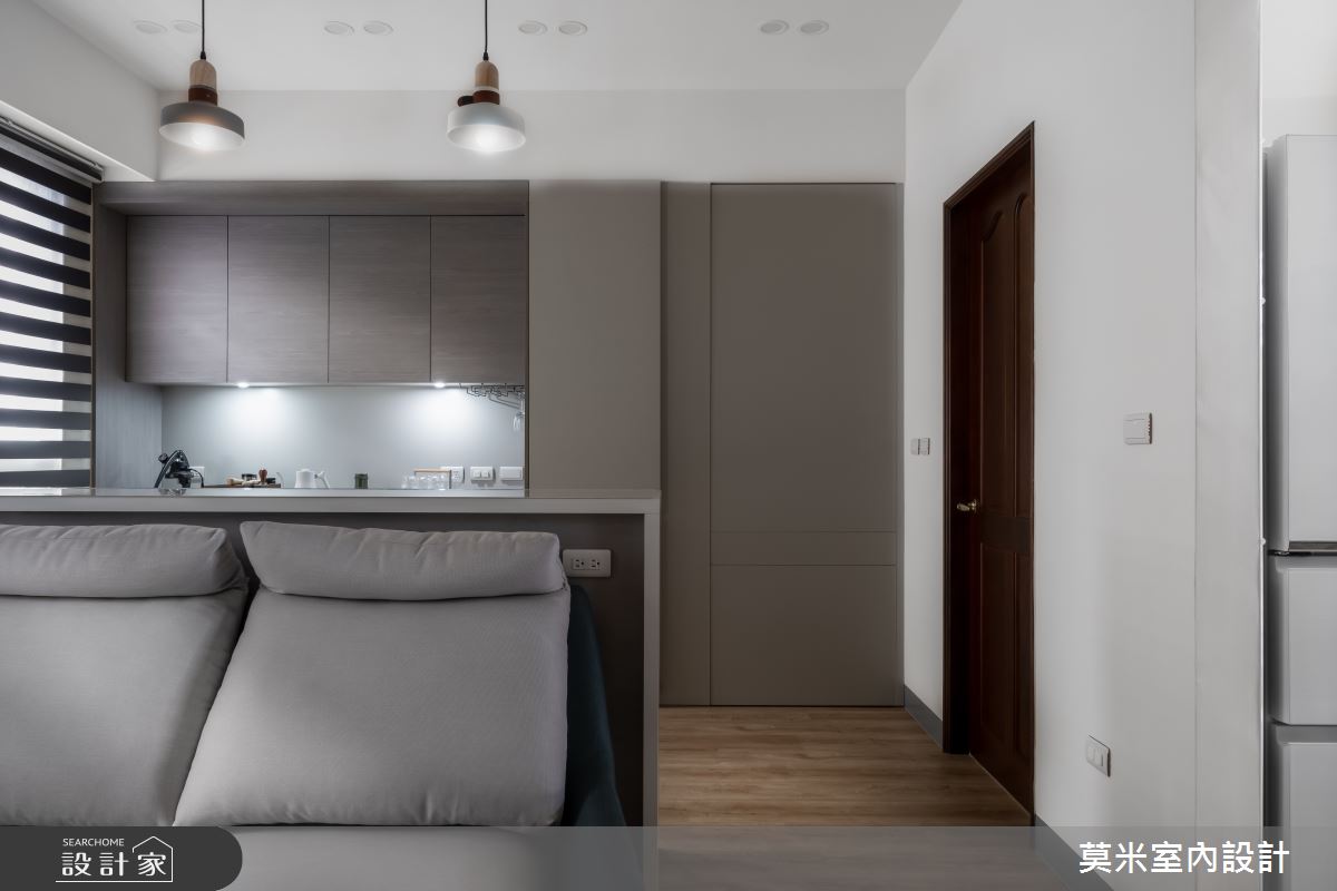 25坪新成屋(5年以下)＿簡約風客廳案例圖片＿莫米室內設計＿莫米_點線面的交織之9