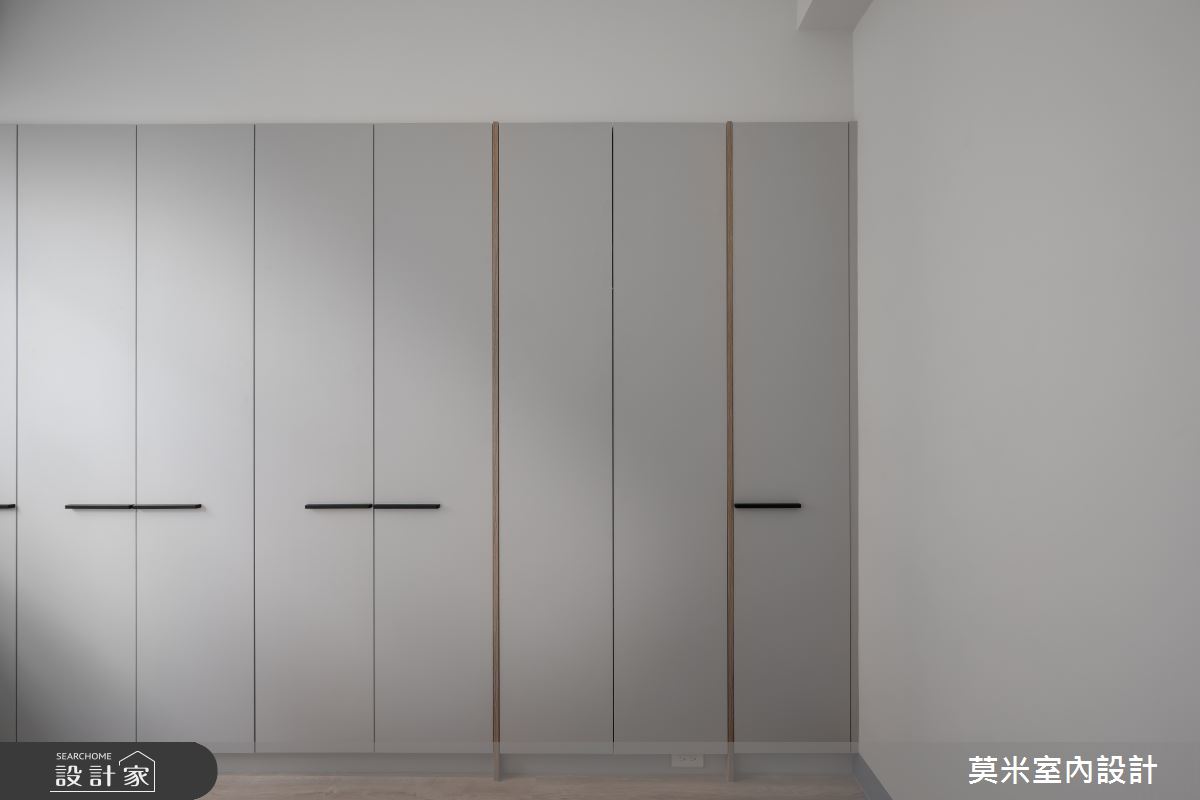 25坪新成屋(5年以下)＿簡約風臥室案例圖片＿莫米室內設計＿莫米_點線面的交織之15