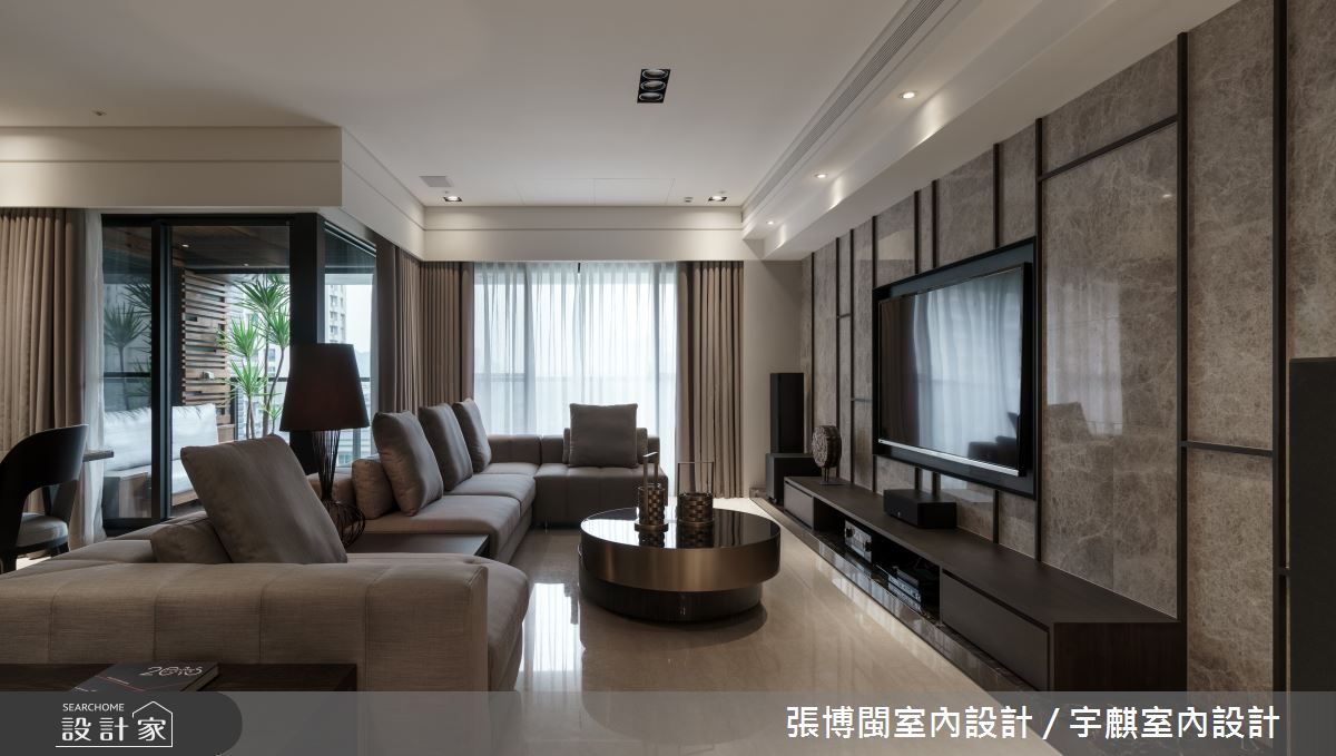 46坪新成屋(5年以下)＿現代風客廳案例圖片＿張博閩室內設計 / 宇麒室內設計＿張博閩_02之10