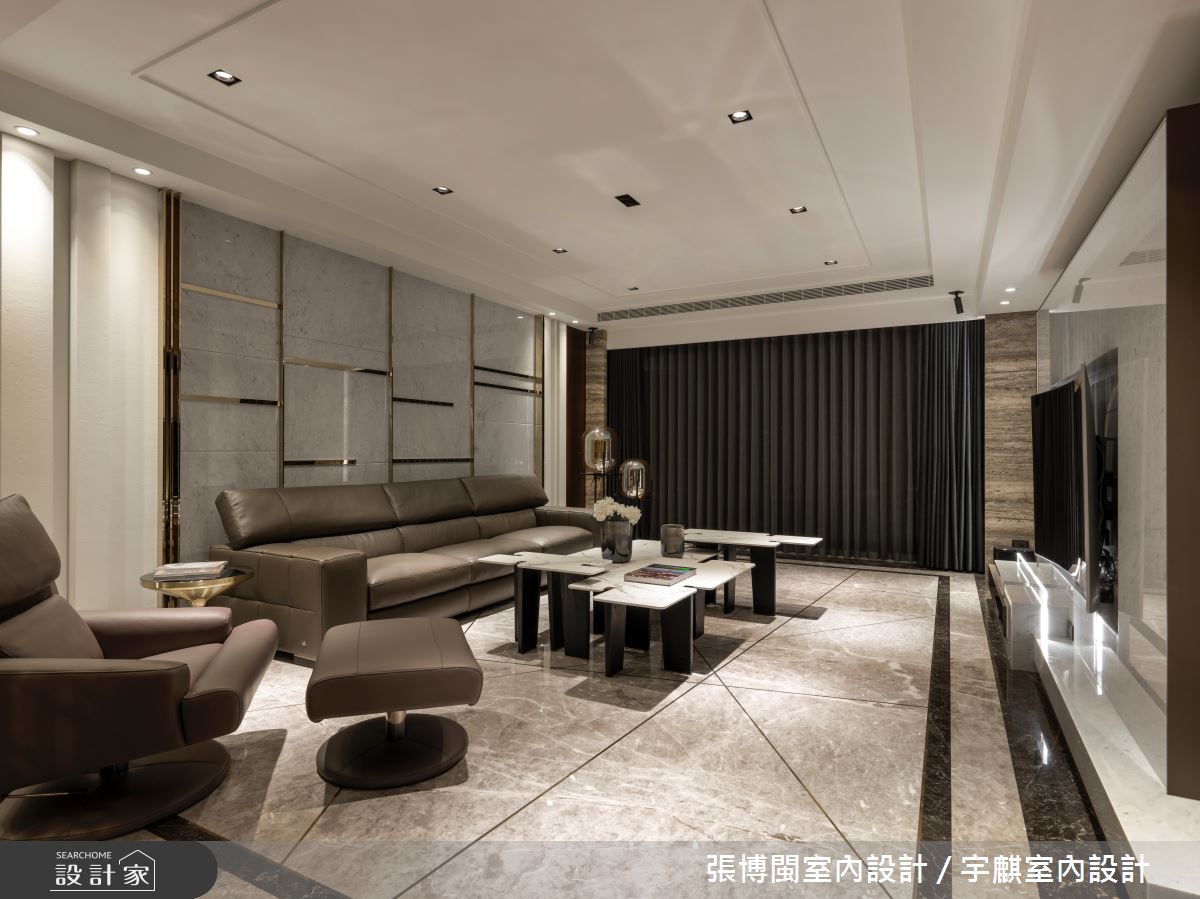 120坪新成屋(5年以下)＿奢華風客廳案例圖片＿張博閩室內設計 / 宇麒室內設計＿張博閩_06之7