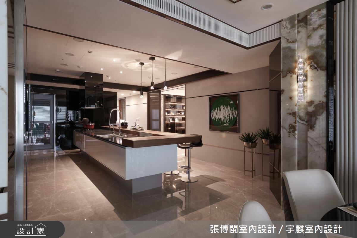 70坪新成屋(5年以下)＿奢華風吧檯中島案例圖片＿張博閩室內設計 / 宇麒室內設計＿張博閩_08之7