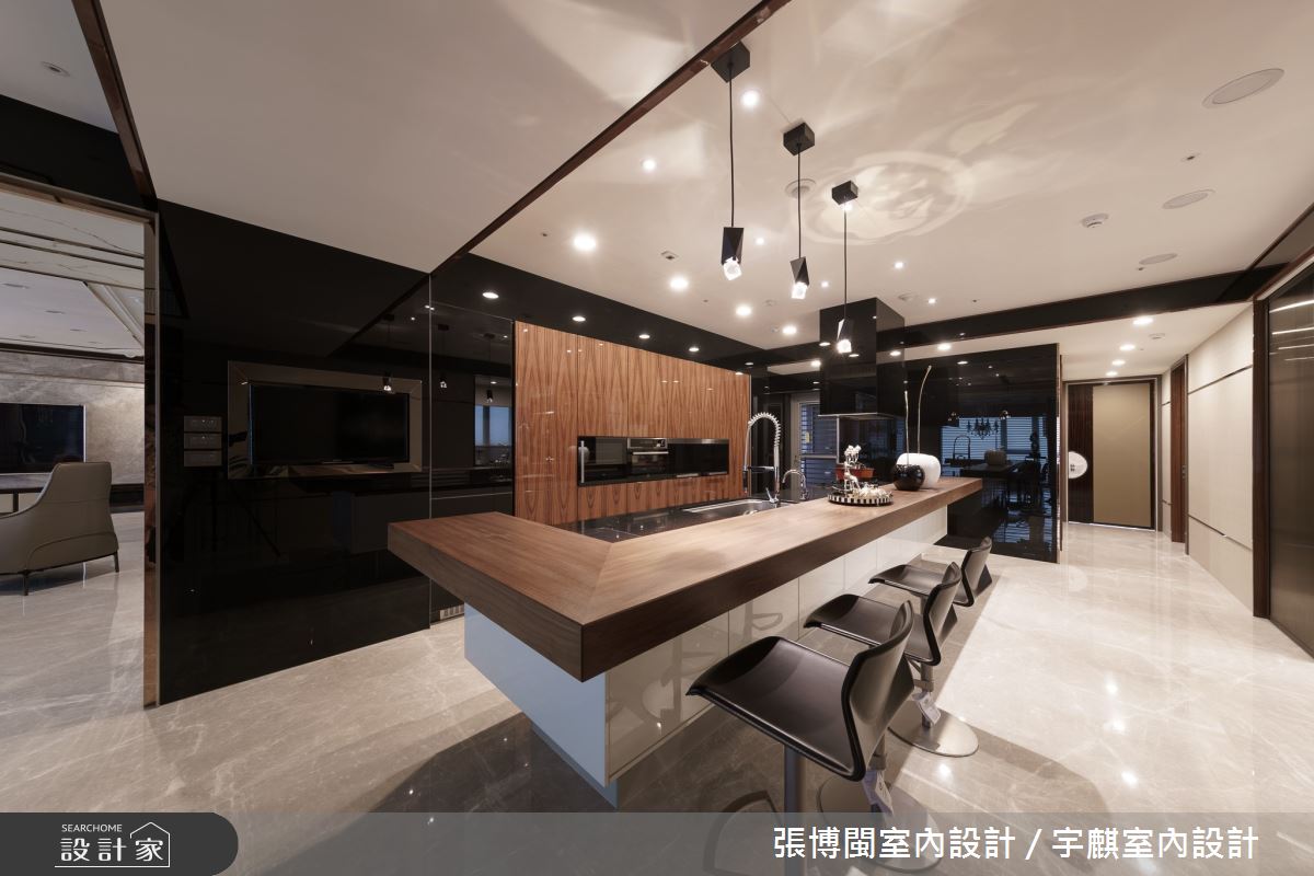 70坪新成屋(5年以下)＿奢華風吧檯中島案例圖片＿張博閩室內設計 / 宇麒室內設計＿張博閩_08之8