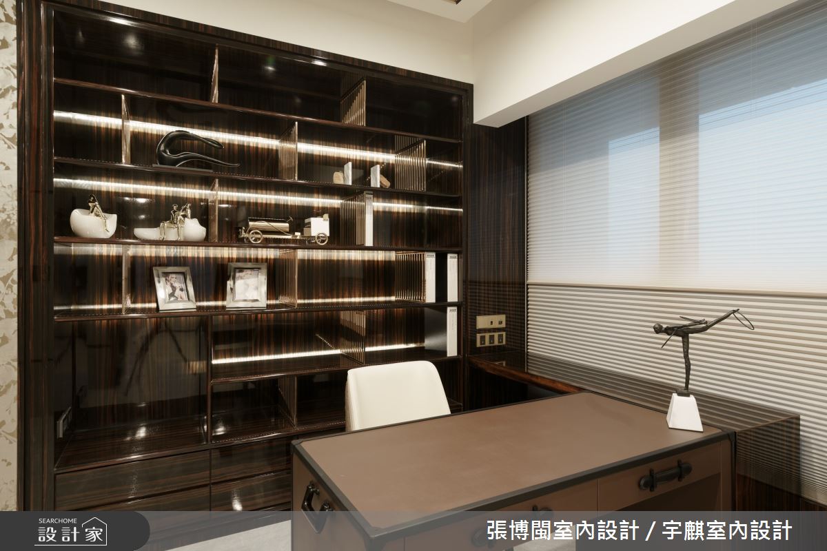 70坪新成屋(5年以下)＿奢華風書房案例圖片＿張博閩室內設計 / 宇麒室內設計＿張博閩_08之12