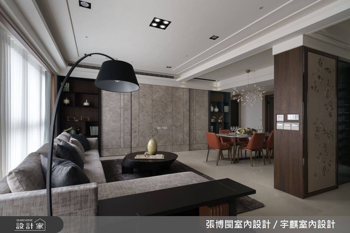 50坪新成屋(5年以下)＿新中式風客廳案例圖片＿張博閩室內設計 / 宇麒室內設計＿張博閩_09之4