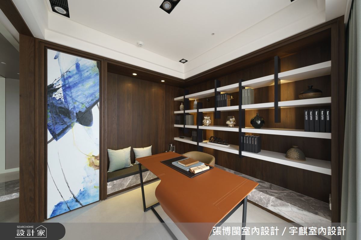 50坪新成屋(5年以下)＿新中式風書房案例圖片＿張博閩室內設計 / 宇麒室內設計＿張博閩_09之20