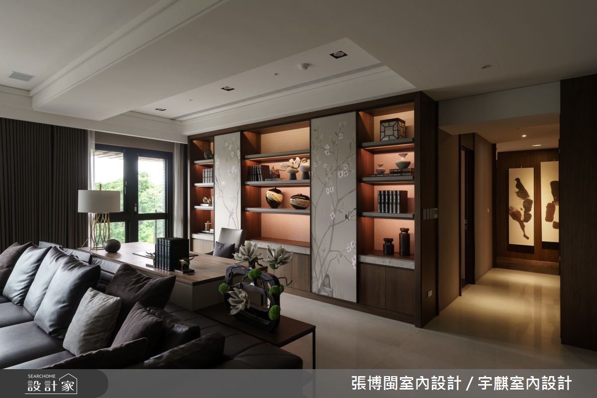55坪新成屋(5年以下)＿新中式風客廳書房案例圖片＿張博閩室內設計 / 宇麒室內設計＿張博閩_10之7