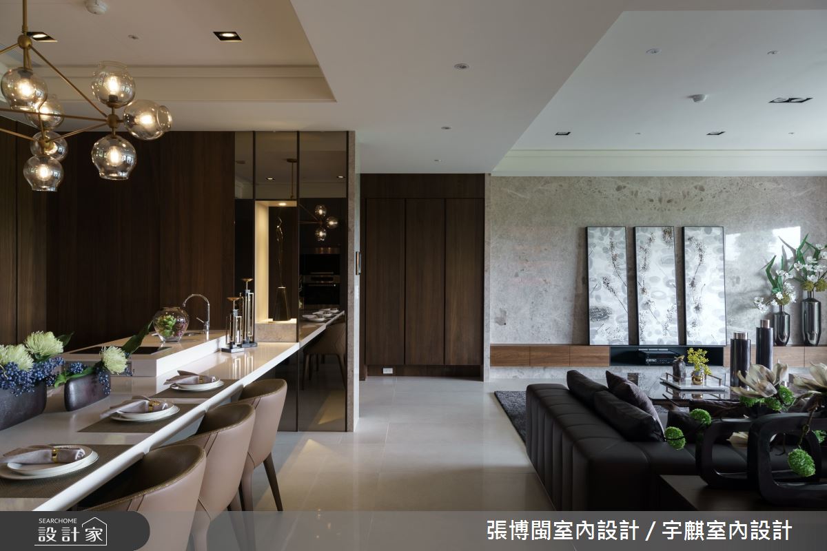 55坪新成屋(5年以下)＿新中式風客廳餐廳案例圖片＿張博閩室內設計 / 宇麒室內設計＿張博閩_10之4