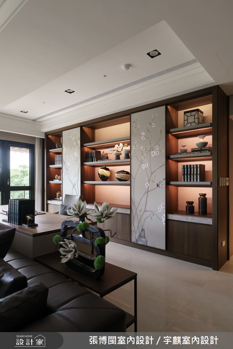 55坪新成屋(5年以下)＿新中式風書房案例圖片＿張博閩室內設計 / 宇麒室內設計＿張博閩_10之8