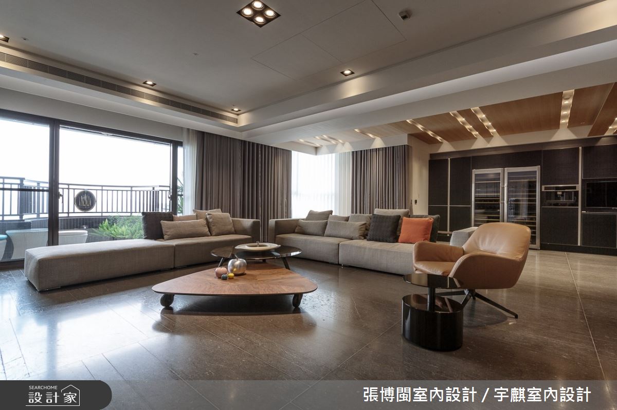 120坪新成屋(5年以下)＿現代風客廳案例圖片＿張博閩室內設計 / 宇麒室內設計＿張博閩_11之5