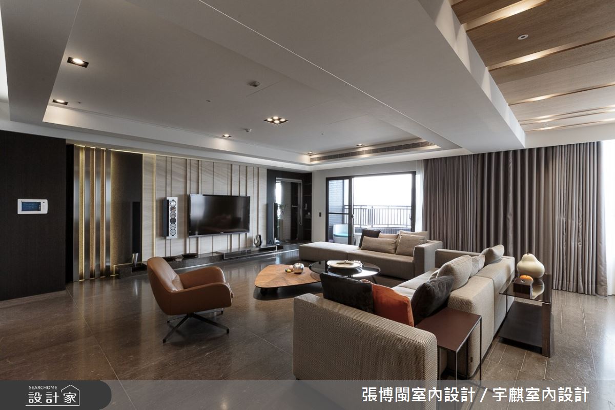 120坪新成屋(5年以下)＿現代風客廳案例圖片＿張博閩室內設計 / 宇麒室內設計＿張博閩_11之4