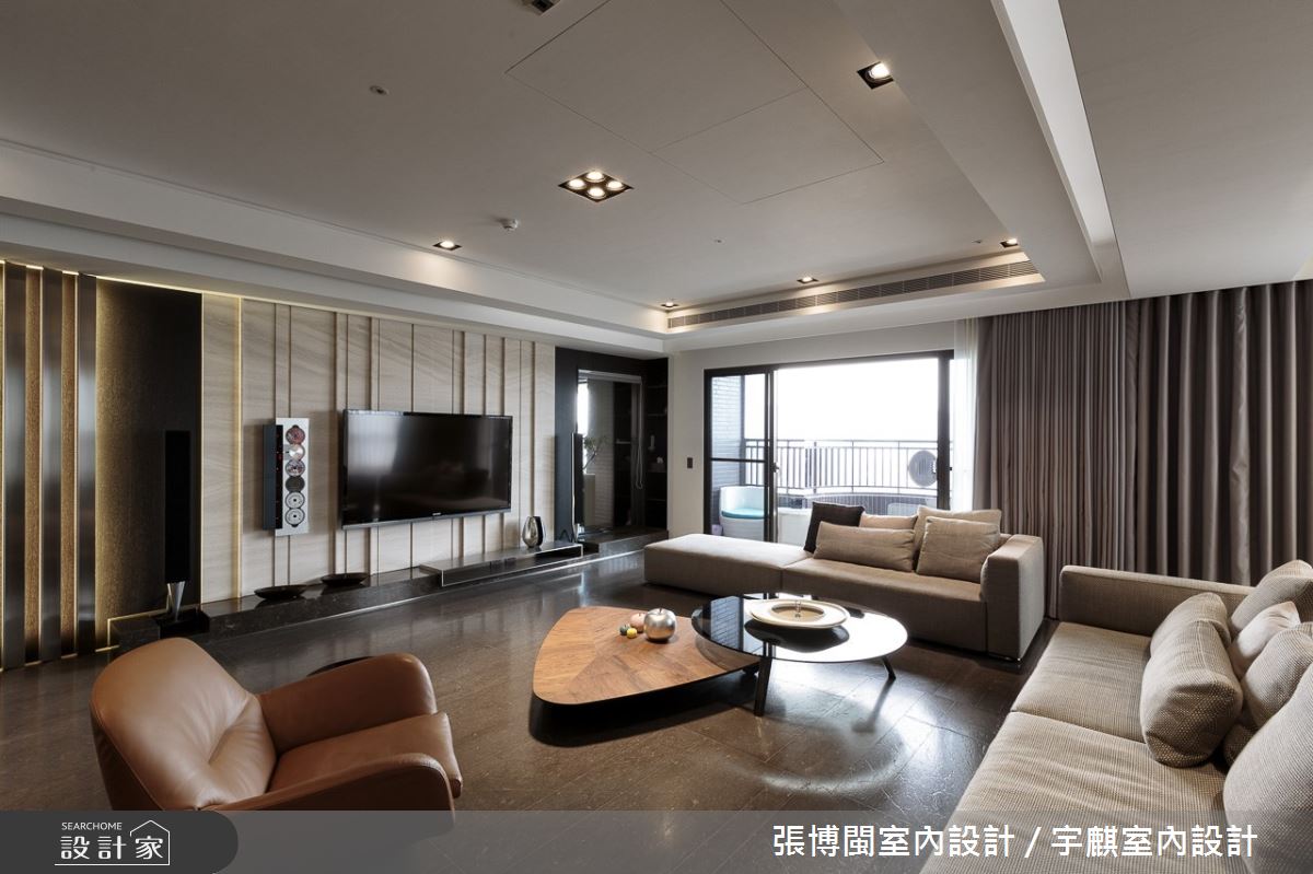 120坪新成屋(5年以下)＿現代風客廳案例圖片＿張博閩室內設計 / 宇麒室內設計＿張博閩_11之3