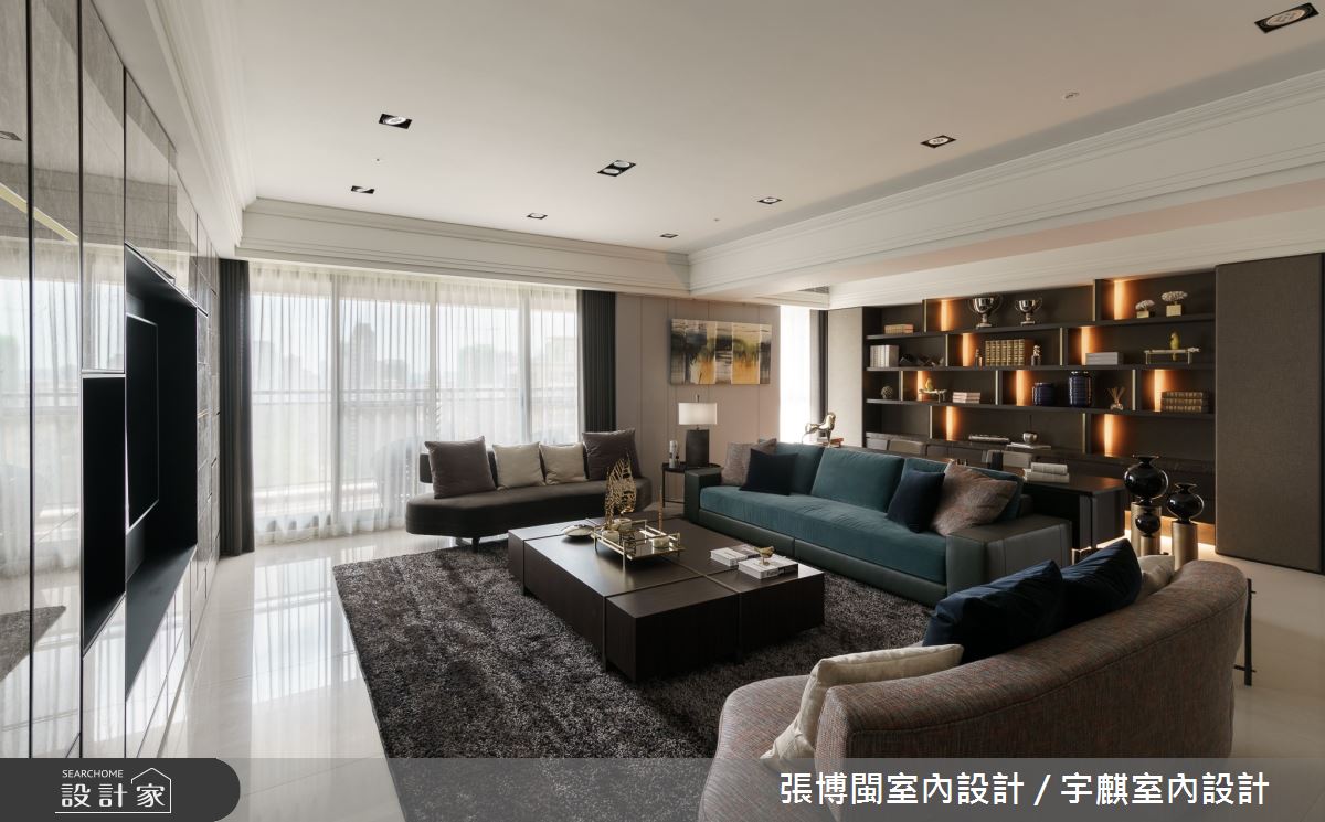 70坪新成屋(5年以下)＿人文禪風客廳案例圖片＿張博閩室內設計 / 宇麒室內設計＿張博閩_12之2