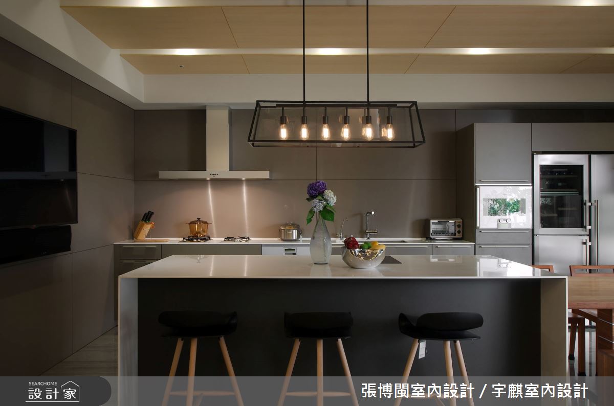 88坪新成屋(5年以下)＿簡約風吧檯中島案例圖片＿張博閩室內設計 / 宇麒室內設計＿張博閩_15之13