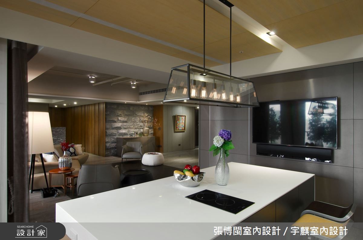88坪新成屋(5年以下)＿簡約風吧檯中島案例圖片＿張博閩室內設計 / 宇麒室內設計＿張博閩_15之15