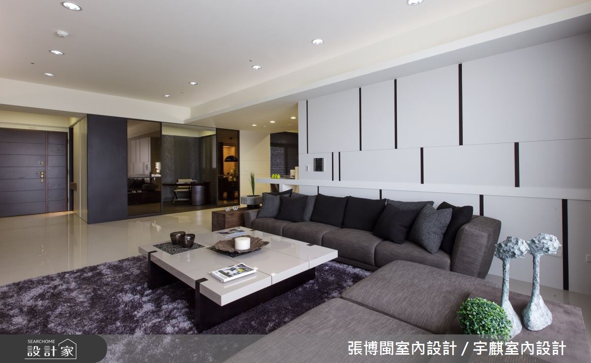 50坪新成屋(5年以下)＿奢華風客廳案例圖片＿張博閩室內設計 / 宇麒室內設計＿張博閩_17之5