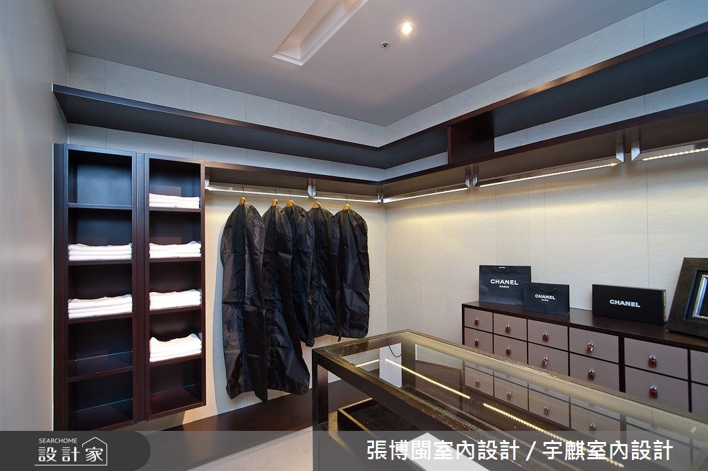 77坪新成屋(5年以下)＿奢華風更衣間案例圖片＿張博閩室內設計 / 宇麒室內設計＿張博閩_18之25