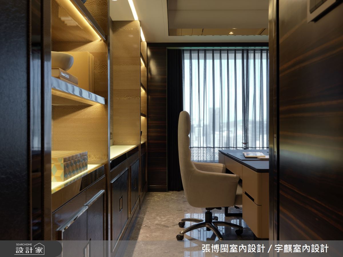 84坪新成屋(5年以下)＿奢華風書房案例圖片＿張博閩室內設計 / 宇麒室內設計＿張博閩_20之14