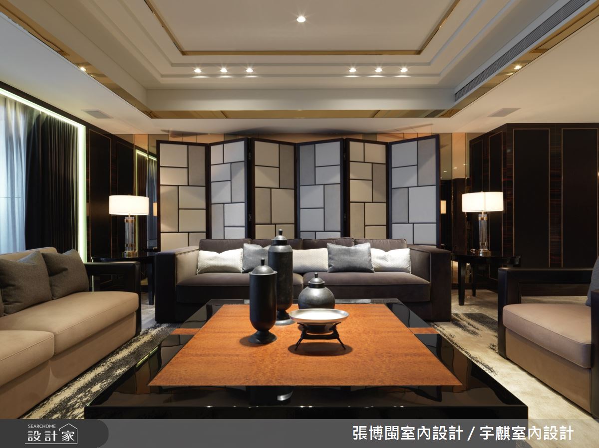 84坪新成屋(5年以下)＿奢華風客廳案例圖片＿張博閩室內設計 / 宇麒室內設計＿張博閩_20之5
