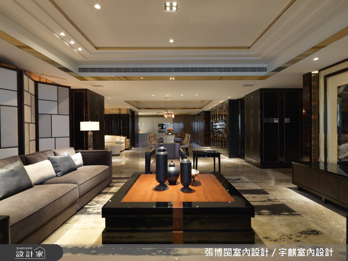 84坪新成屋(5年以下)＿奢華風客廳案例圖片＿張博閩室內設計 / 宇麒室內設計＿張博閩_20之6