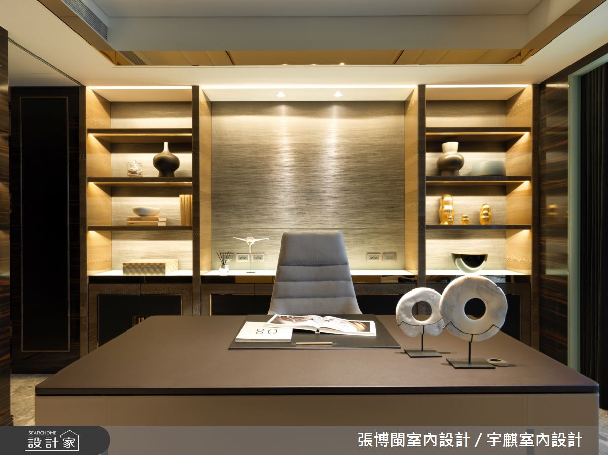 84坪新成屋(5年以下)＿奢華風書房案例圖片＿張博閩室內設計 / 宇麒室內設計＿張博閩_20之16