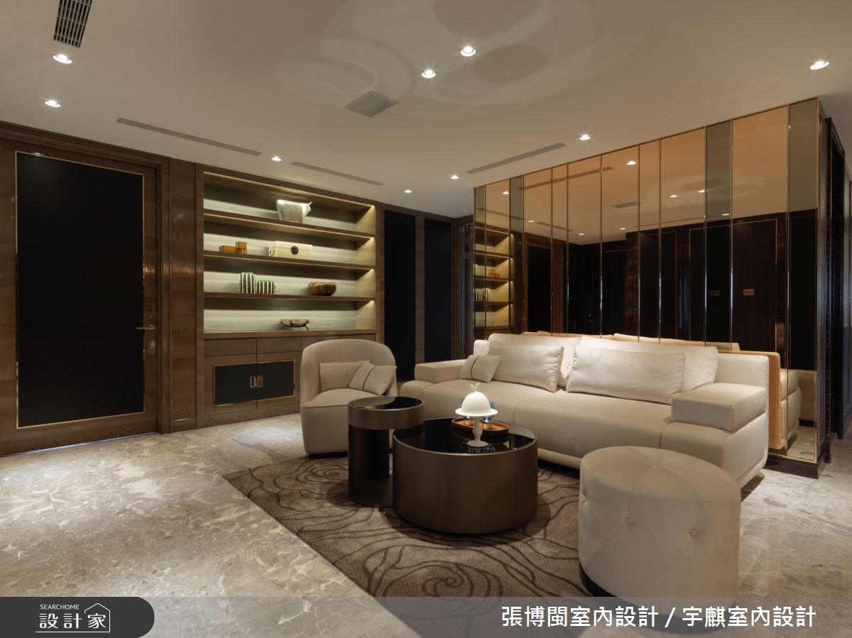 84坪新成屋(5年以下)＿奢華風客廳案例圖片＿張博閩室內設計 / 宇麒室內設計＿張博閩_20之7
