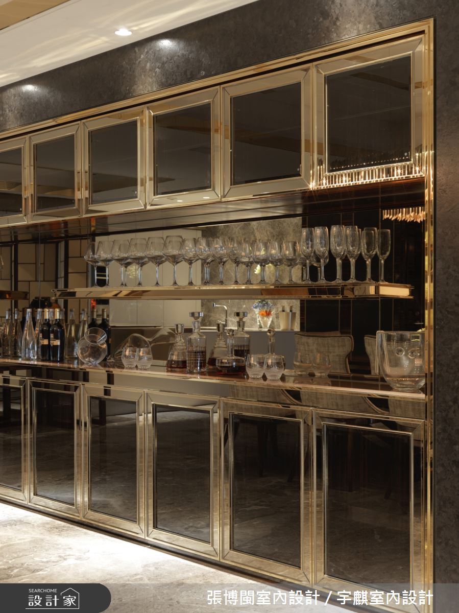 84坪新成屋(5年以下)＿奢華風吧檯案例圖片＿張博閩室內設計 / 宇麒室內設計＿張博閩_20之11