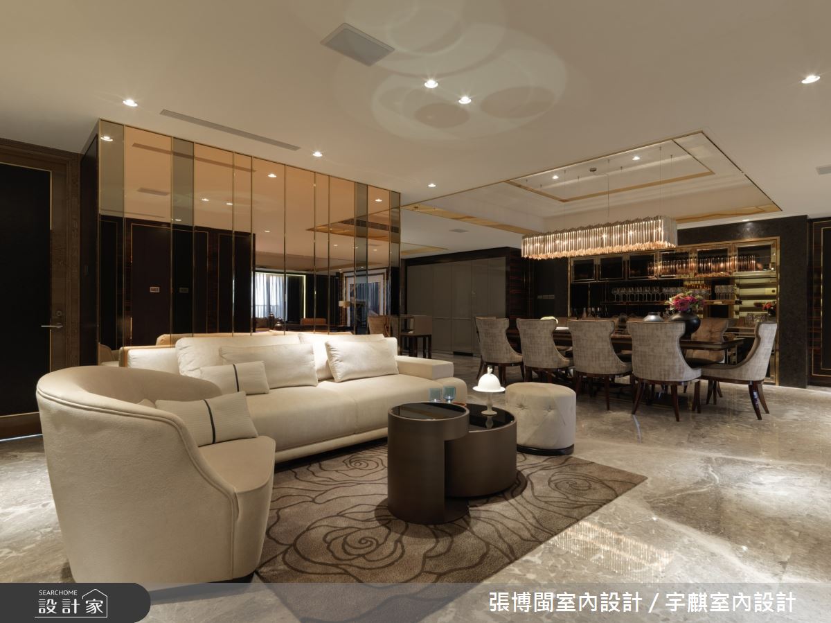 84坪新成屋(5年以下)＿奢華風客廳案例圖片＿張博閩室內設計 / 宇麒室內設計＿張博閩_20之8